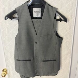 TOPMAN Grey Dress Pant & Vest